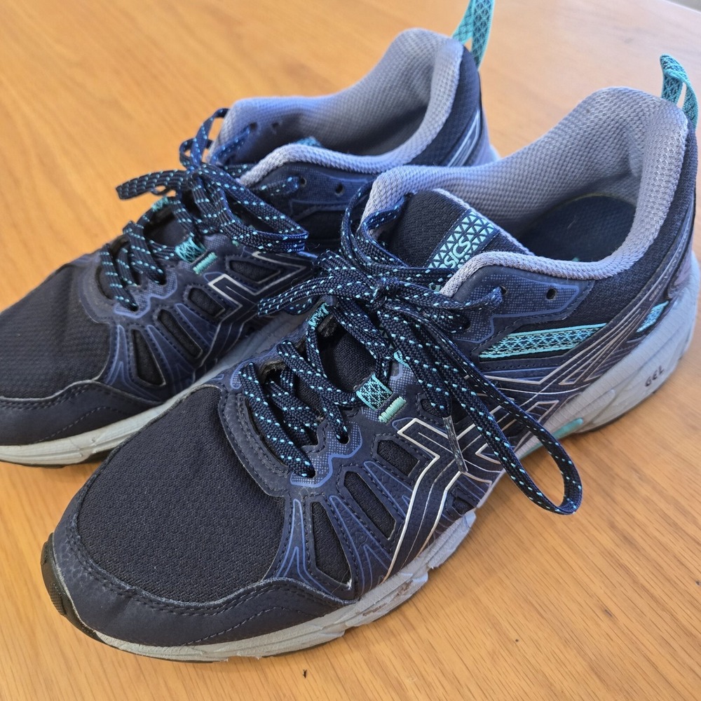 Asics Gel Venture 7 Womens Size 8 Blue Gray F830519 Shoe